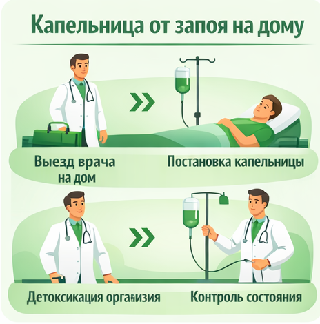 капельница от запоя в Кимовске в клинике Санати